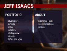 Tablet Screenshot of jeffisaacs.com